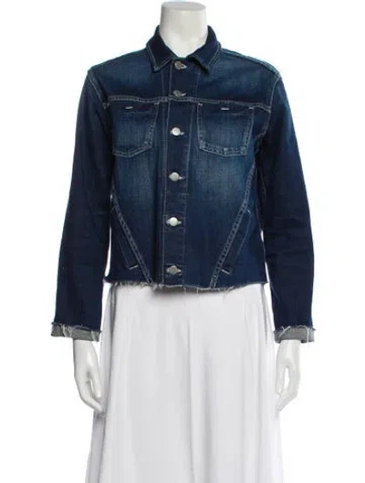 Pre-owned L'agence Denim Jacket In Blue
