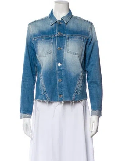 Pre-owned L'agence Denim Jacket In Blue