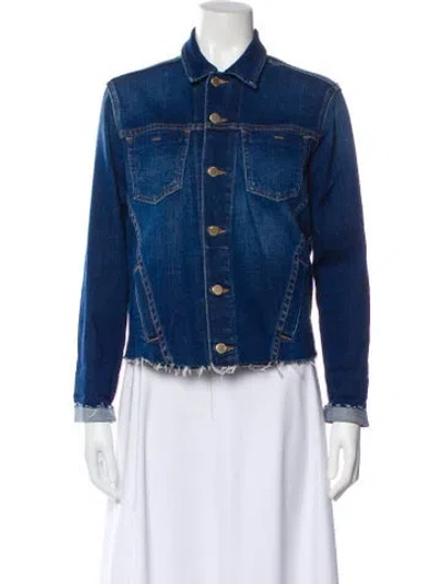 Pre-owned L'agence Denim Jacket In Blue