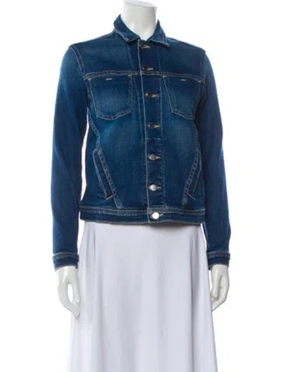 Pre-owned L'agence Denim Jacket In Blue