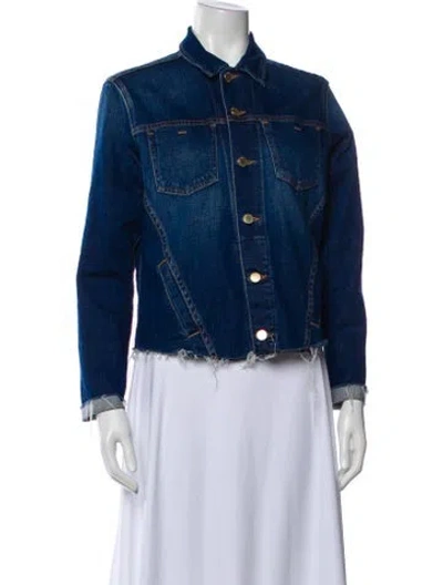 Pre-owned L'agence Denim Jacket In Blue