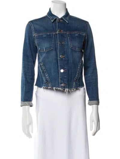Pre-owned L'agence Denim Jacket In Blue