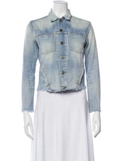 Pre-owned L'agence Denim Jacket In Blue