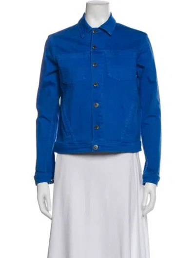 Pre-owned L'agence Denim Jacket In Blue
