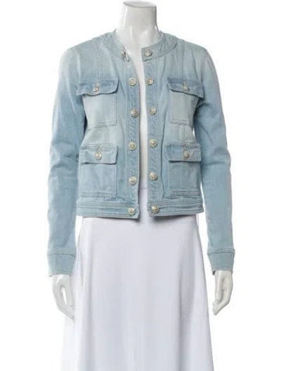 Pre-owned L'agence Denim Jacket In Blue
