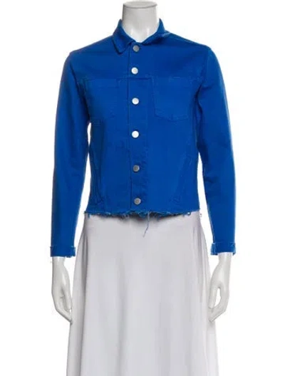 Pre-owned L'agence Denim Jacket In Blue