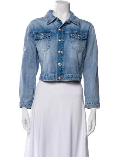 Pre-owned L'agence Denim Jacket In Blue