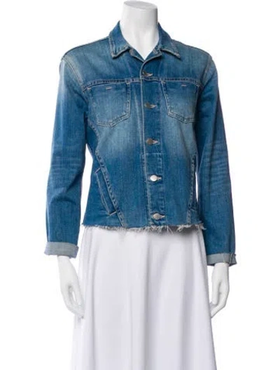 Pre-owned L'agence Denim Jacket In Blue