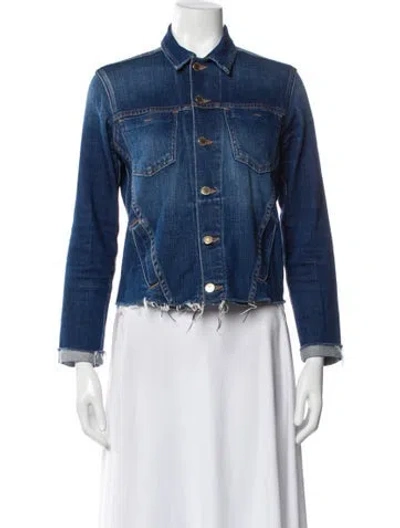 Pre-owned L'agence Denim Jacket In Blue