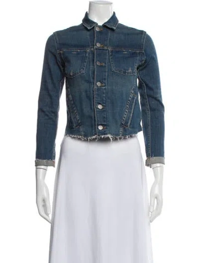 Pre-owned L'agence Denim Jacket In Blue