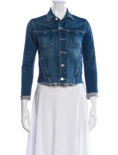Pre-owned L'agence Denim Jacket In Blue