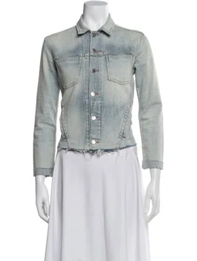 Pre-owned L'agence Denim Jacket In Blue