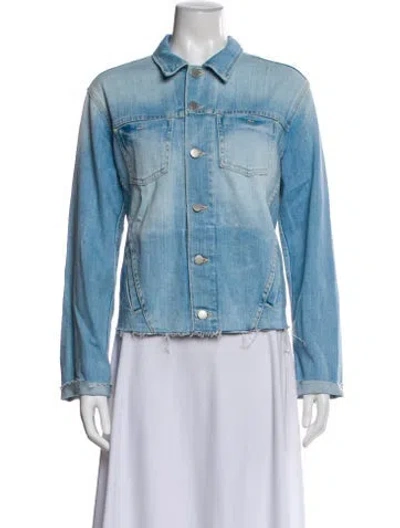 Pre-owned L'agence Denim Jacket In Blue