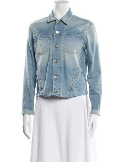 Pre-owned L'agence Denim Jacket In Blue