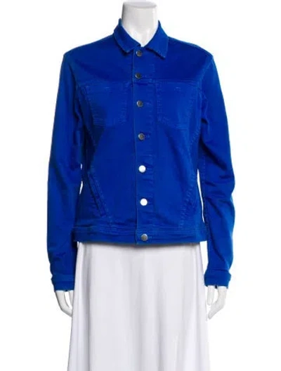 Pre-owned L'agence Denim Jacket In Blue