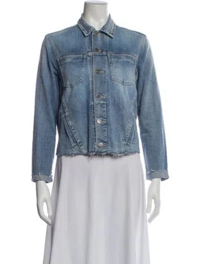 Pre-owned L'agence Denim Jacket In Blue