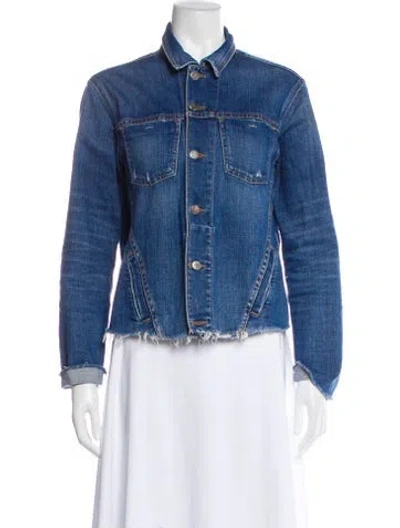 Pre-owned L'agence Denim Jacket In Blue