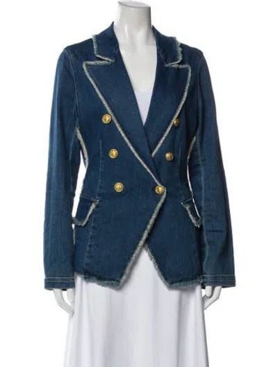 Pre-owned L'agence Denim Jacket In Blue