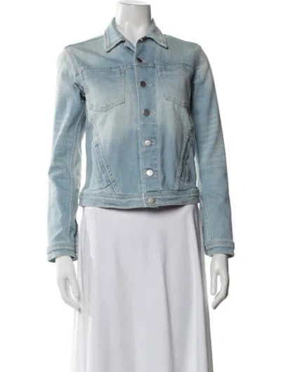 Pre-owned L'agence Denim Jacket In Blue