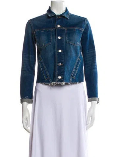 Pre-owned L'agence Denim Jacket In Blue