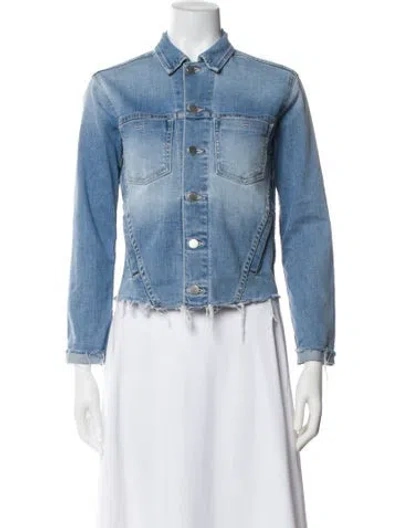 Pre-owned L'agence Denim Jacket In Blue