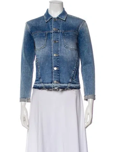 Pre-owned L'agence Denim Jacket In Blue