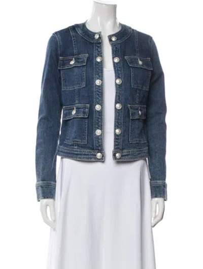 Pre-owned L'agence Denim Jacket In Blue