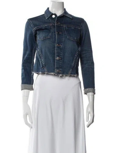 Pre-owned L'agence Denim Jacket In Blue