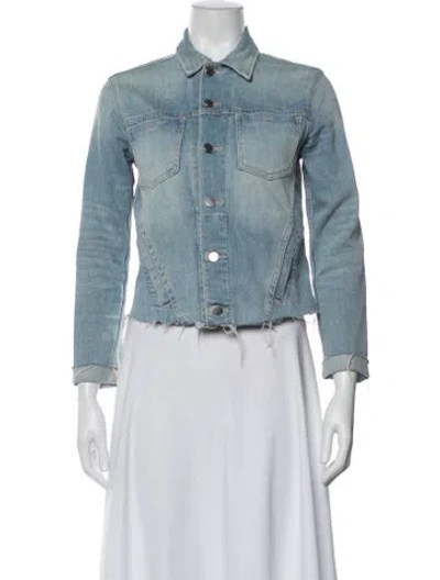 Pre-owned L'agence Denim Jacket In Blue