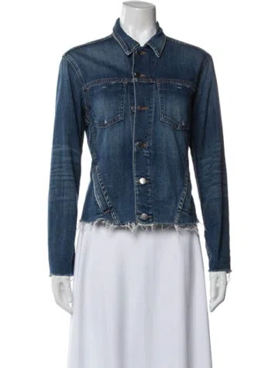Pre-owned L'agence Denim Jacket In Blue