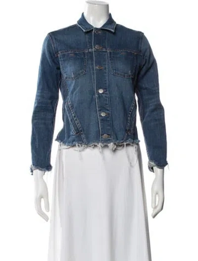 Pre-owned L'agence Denim Jacket In Blue