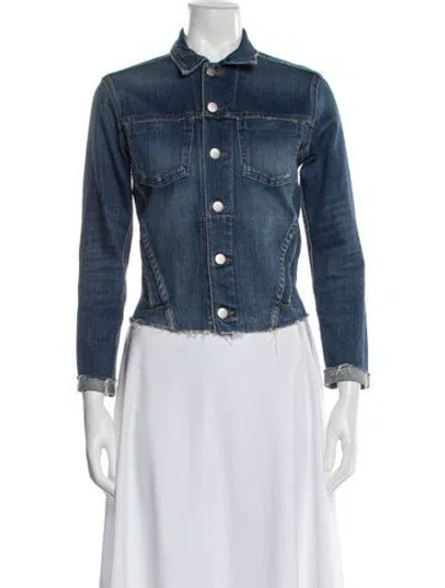 Pre-owned L'agence Denim Jacket In Blue