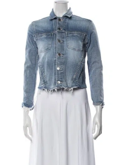 Pre-owned L'agence Denim Jacket In Blue