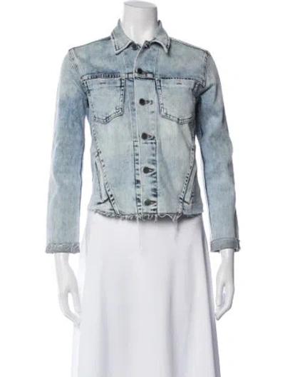 Pre-owned L'agence Denim Jacket In Blue