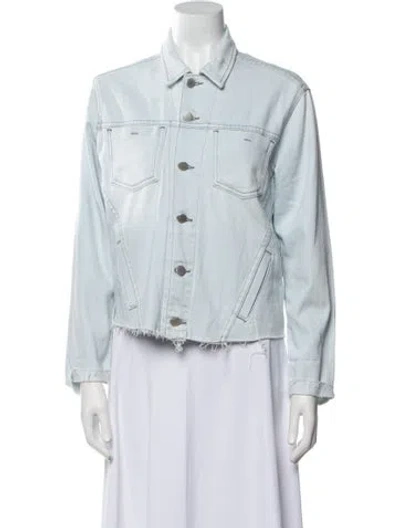 Pre-owned L'agence Denim Jacket In Blue