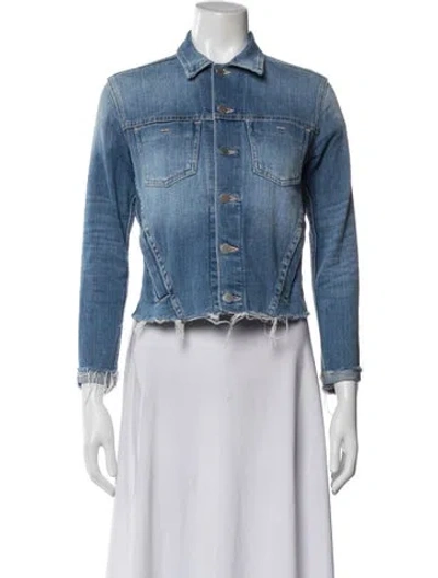 Pre-owned L'agence Denim Jacket In Blue