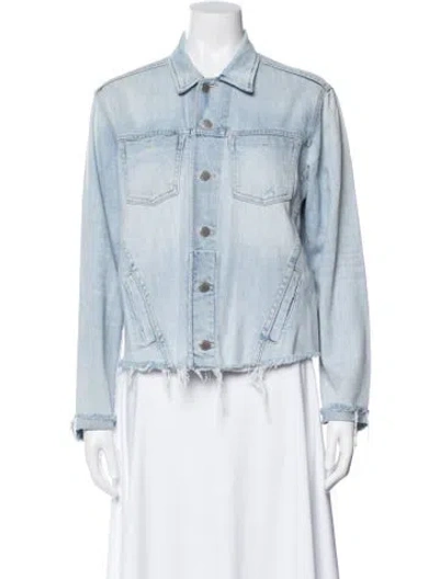 Pre-owned L'agence Denim Jacket In Blue