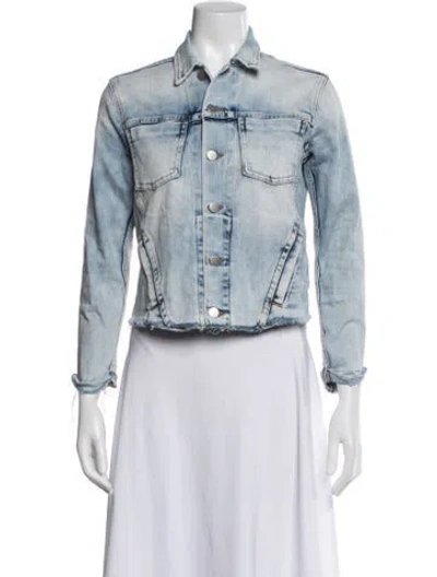Pre-owned L'agence Denim Jacket In Blue