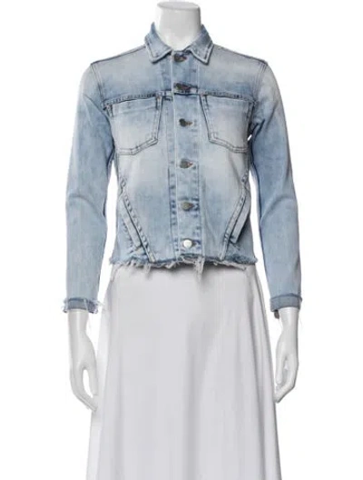 Pre-owned L'agence Denim Jacket In Blue