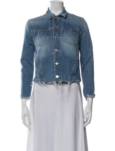 Pre-owned L'agence Denim Jacket In Blue