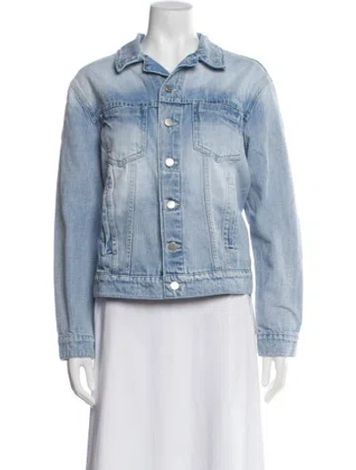 Pre-owned L'agence Denim Jacket In Blue