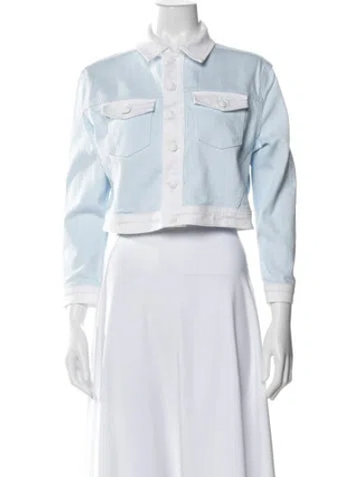 Pre-owned L'agence Denim Jacket In Blue