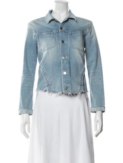 Pre-owned L'agence Denim Jacket In Blue