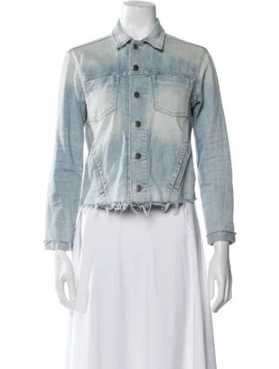 Pre-owned L'agence Denim Jacket In Blue