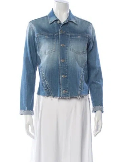 Pre-owned L'agence Denim Jacket In Blue