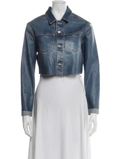 Pre-owned L'agence Denim Jacket In Blue