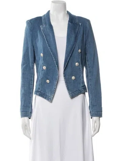 Pre-owned L'agence Denim Jacket In Blue