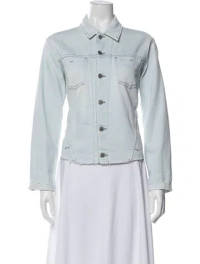Pre-owned L'agence Denim Jacket In Blue