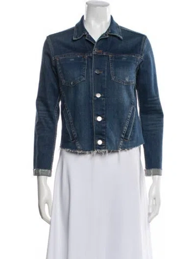 Pre-owned L'agence Denim Jacket In Blue