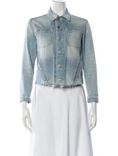 Pre-owned L'agence Denim Jacket In Blue